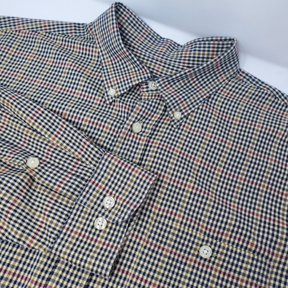 Orvis Button Down Shirt Mens XL Multicolor Long Sleeve 2LBG